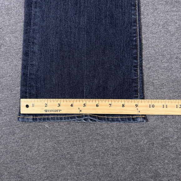 Paige Skyline Boot Jeans Womens 30 Blue Denim Bootcut Stretch Made USA Classic - Picture 8 of 8
